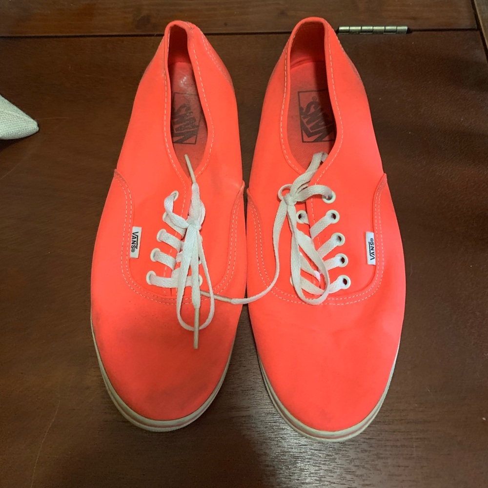 Vans coral sneakers